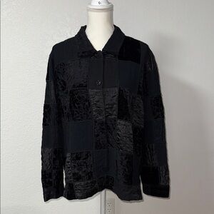 EASYSPIRIT Black Patchwork Jacket